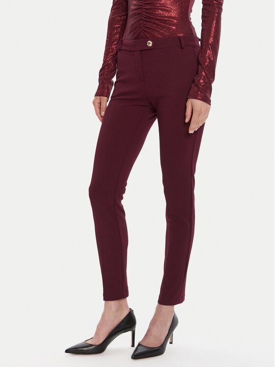 Rinascimento Rinascimento Chino CFC0126226003 Tamnocrvena Slim Fit