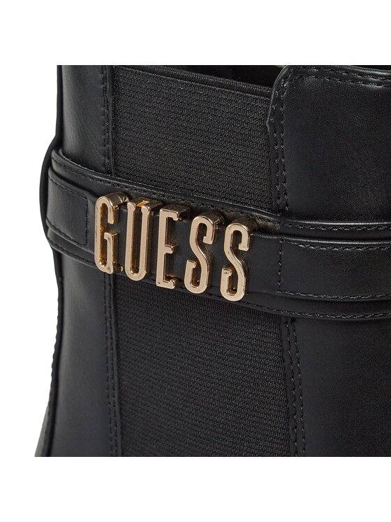 Guess Guess Botine Yelma FL8YEA ELE10 Negru