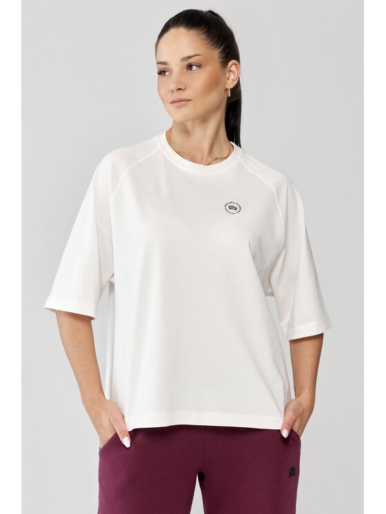 ROUGH RADICAL ROUGH RADICAL Koszulka techniczna VIBE Biały Slim Fit