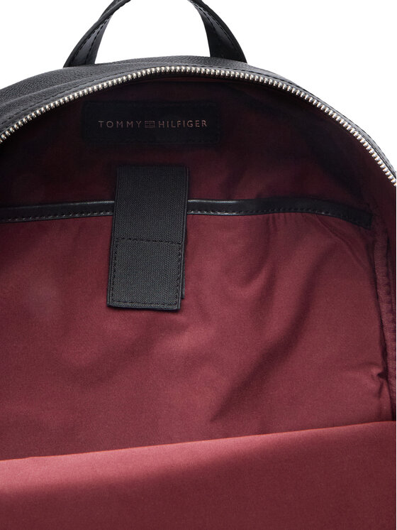 Tommy Hilfiger Tommy Hilfiger Rucsac Th Business Leather Backpack AM0AM14684 Negru