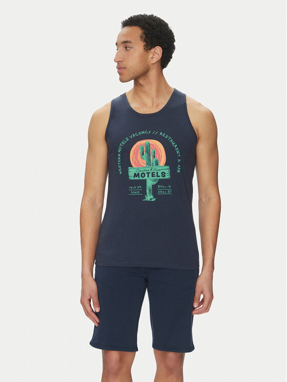 Blend Blend Tank-Top 20718290 Dunkelblau Regular Fit