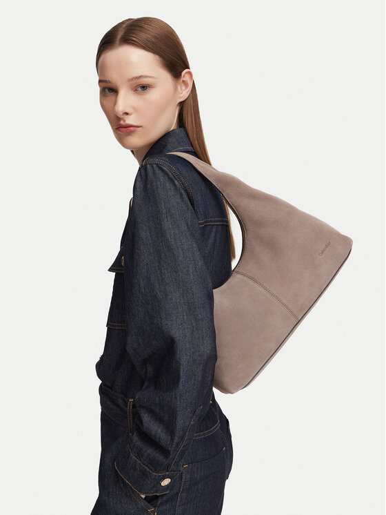 Calvin Klein Ročna torba LV04F3691G Siva