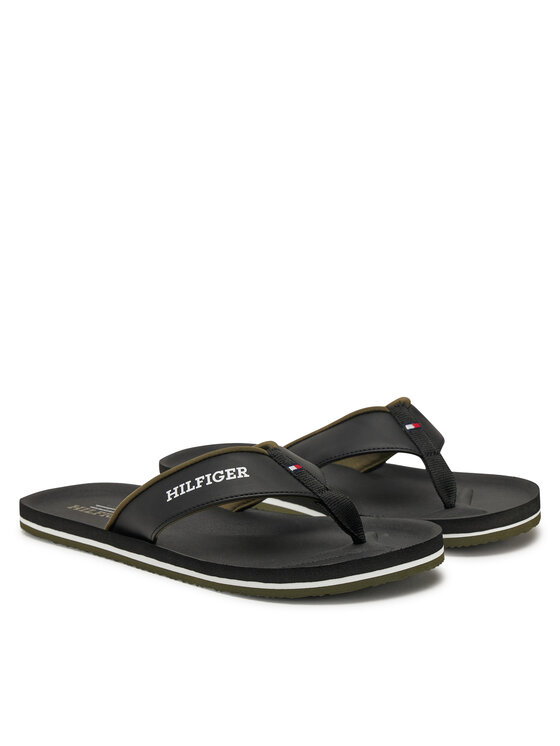 Tommy Hilfiger Tommy Hilfiger Žabky Padded Comfort Hilfiger B Sandal FM0FM05440 Černá