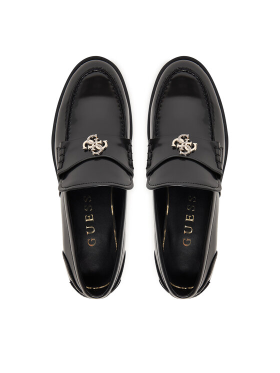 Guess Guess Loafersy FLPBVL ELE14 Černá