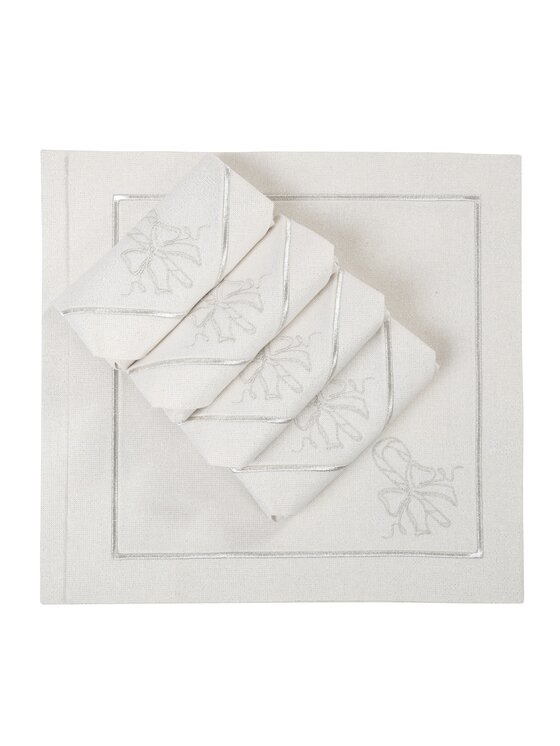 Roseberry Home Roseberry Home Serwetki Candy Cane Silverline Srebrny