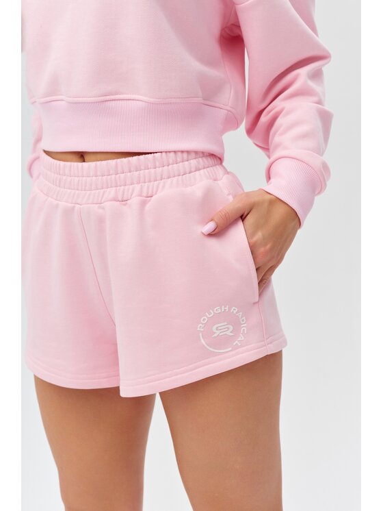 Szorty sportowe ROUGH RADICAL, Rozmiar M, Różowe, COTTON ACTIVE SHORTS WOMEN
