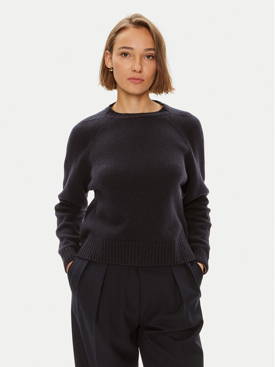 Weekend Max Mara Weekend Max Mara Sweater Gabbia 2425366162 Sötétkék Regular Fit