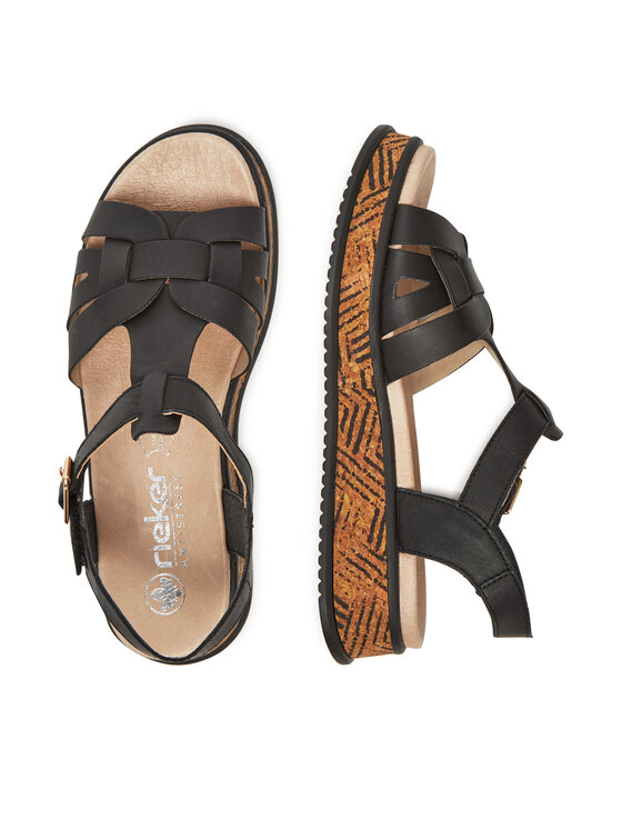 Rieker Rieker Sandale W0853-00 Negru