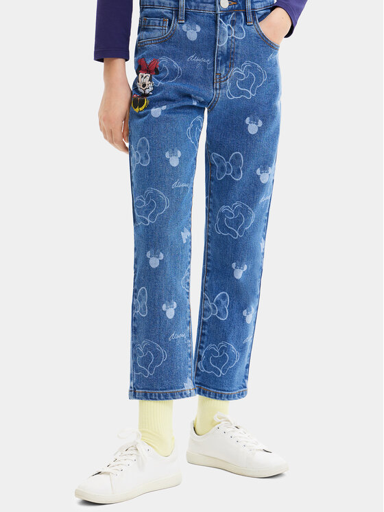Desigual Džínsy 23WGDD07 Modrá Regular Fit