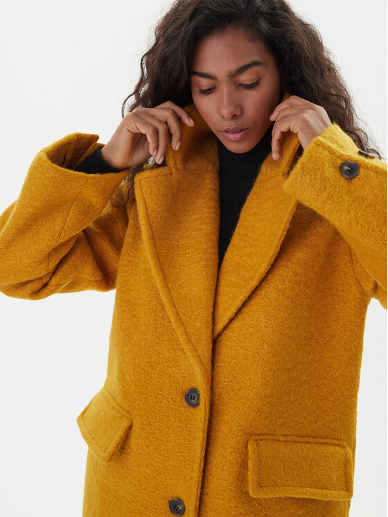 Vero Moda Vero Moda Zimski plašč Anny Jolie 10333555 Rumena Regular Fit