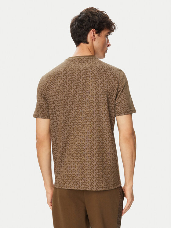 MICHAEL Michael Kors MICHAEL Michael Kors Tricou CS5529A5KS Kaki Regular Fit