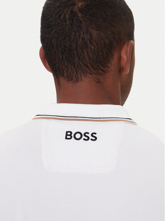 BOSS BOSS Polo Paddy Pro 50469102 Biały Regular Fit