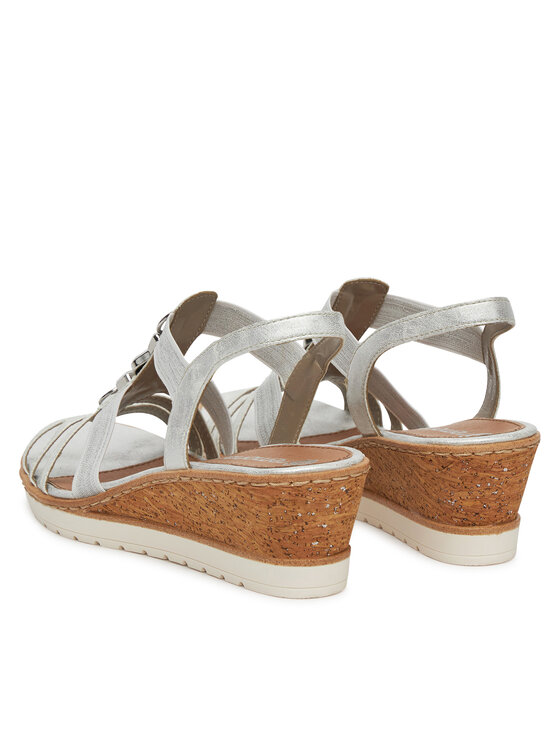 Remonte Remonte Sandalen R6264-92 Silberfarben