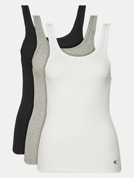 Calvin Klein Underwear Komplet topów LV00QS7493 Kolorowy Regular Fit