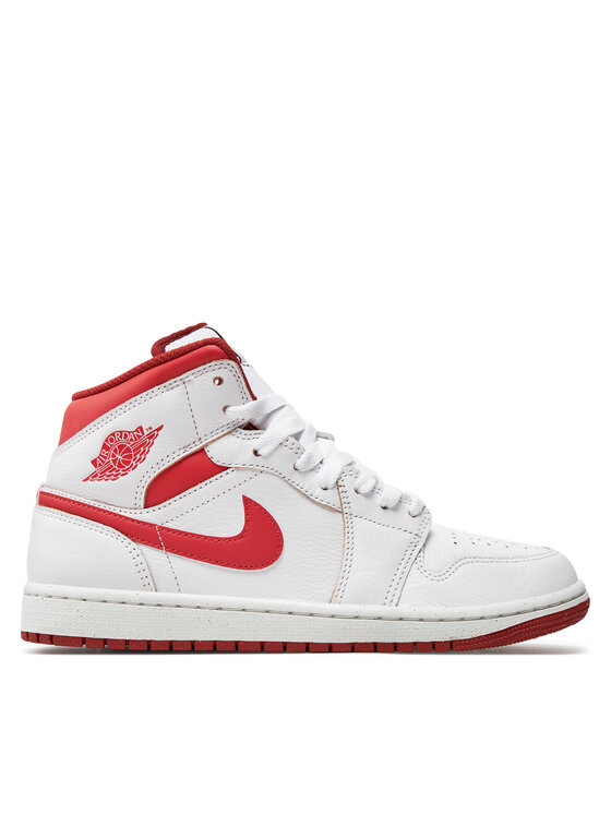 Nike Snīkeri Air Jordan 1 Mid Se FJ3458 160 Balts