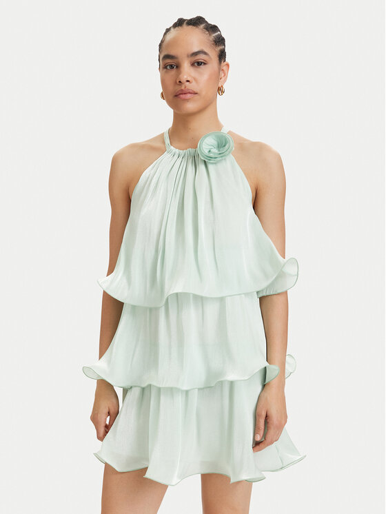 ACCESS FASHION ACCESS FASHION Koktel haljina 63-3023-308 Svijetlo zelena Regular Fit