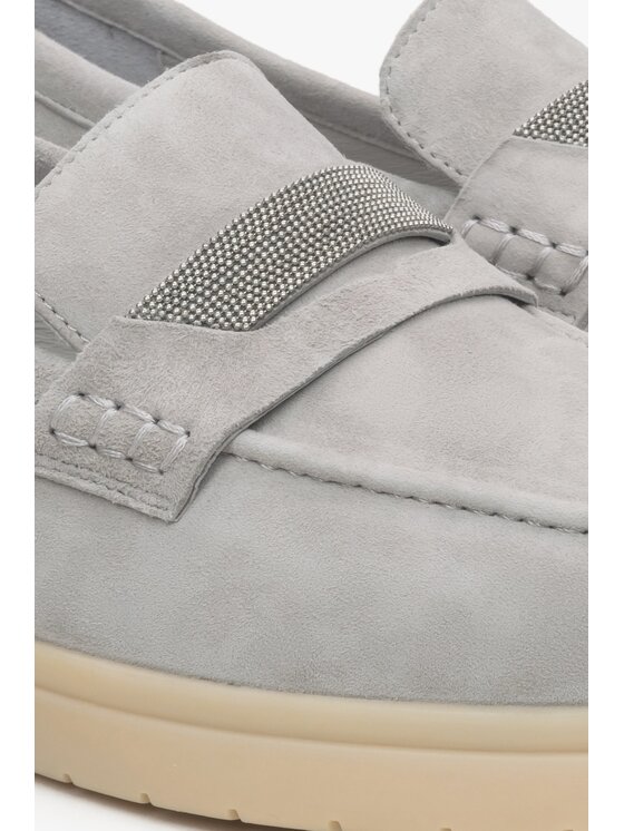 Estro Estro Μοκασίνια ER00115102 Γκρι