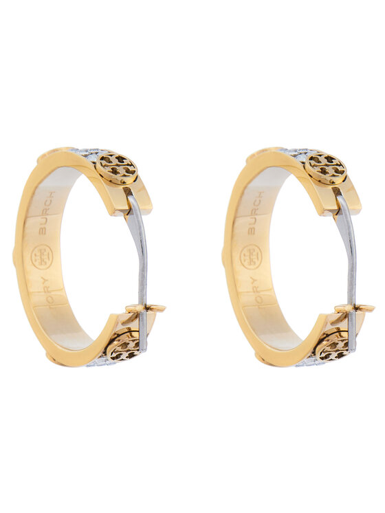 Tory Burch Tory Burch Обици Small Miller Stud Hoop 153688 Златист