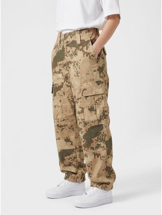 Jigga Wear Jigga Wear Spodnie cargo taktyczne ripstop camo 133346 Beżowy Regular Fit