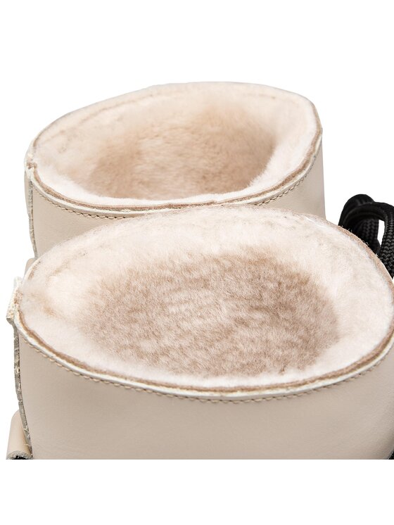 Inuikii Inuikii Škornji za sneg Full Leather Pastelle 70202-088 Bež