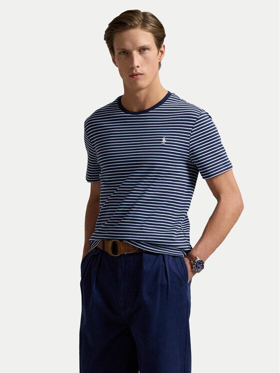 Polo Ralph Lauren Polo Ralph Lauren Tricou 710961128003 Bleumarin Custom Fit