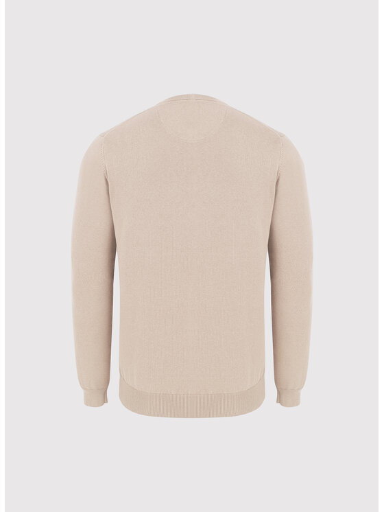 Pako Lorente Pako Lorente Sweter P26WN-2X-010 Beżowy Straight Fit
