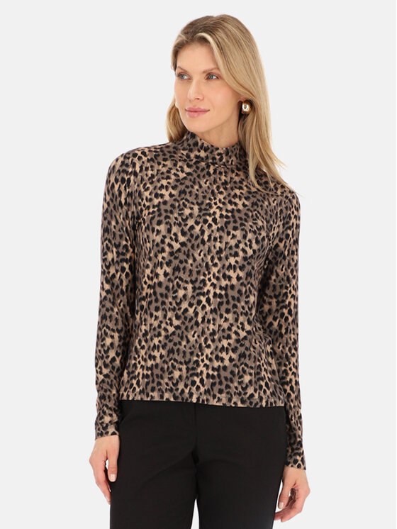 Red Button Red Button Golf Rolinde Brązowy Slim Fit