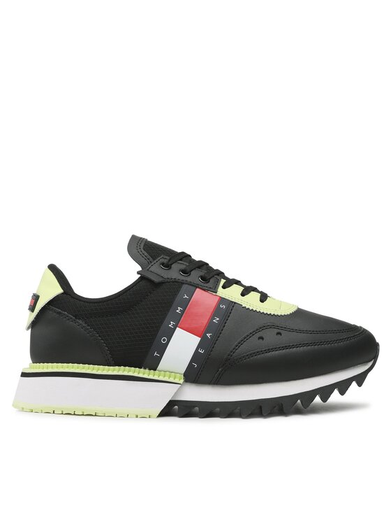 Sneakers Tommy Jeans Cleated EM0EM01168 Negru