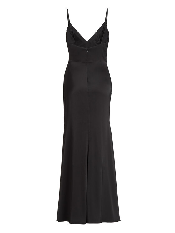 Hey Kyla Hey Kyla Rochie de seară 5AI075HK Negru Slim Fit
