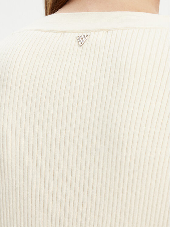 Guess Guess Kardigāns W5YR07 Z2ZK2 Écru Relaxed Fit