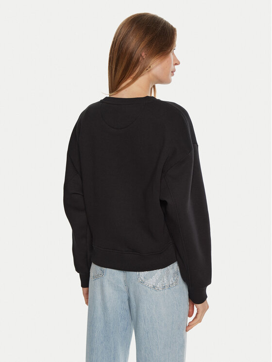 Guess Guess Sweatshirt W4BQ07 K9Z21 Schwarz Regular Fit