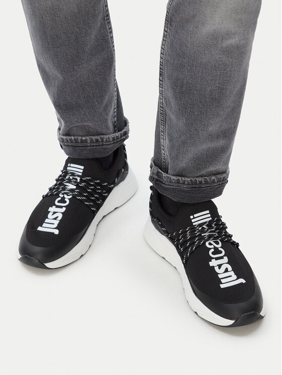 Just Cavalli Just Cavalli Sneakersy 80QA3SA0 ZSE69 Czarny