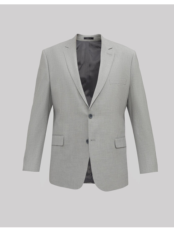 Borgio Borgio Marynarka cinaglio Szary Classic Fit