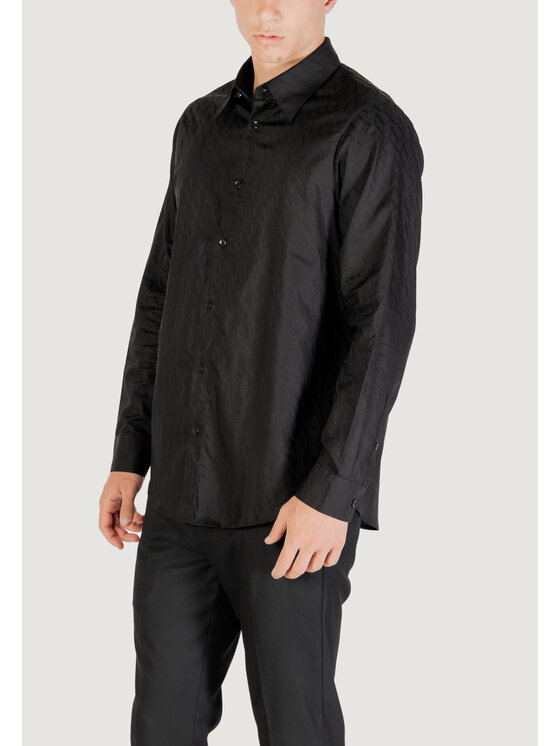 Armani Exchange Armani Exchange Koszula XM001587 AF16631 Czarny Casual Fit