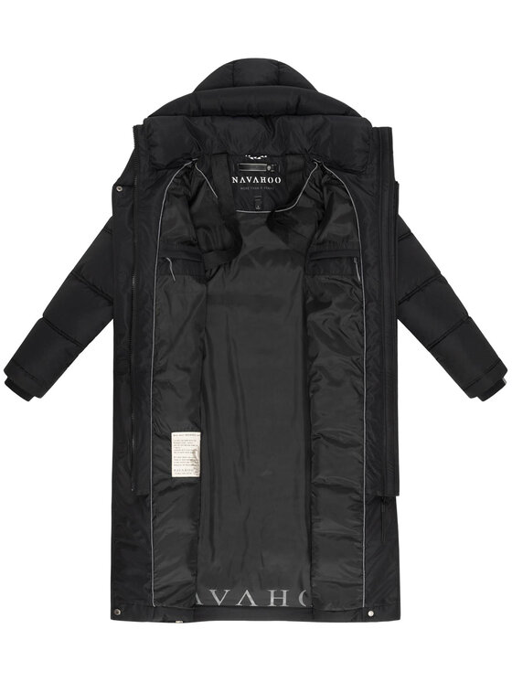 Navahoo Navahoo Kurtka zimowa Engelsfeder Czarny Regular Fit