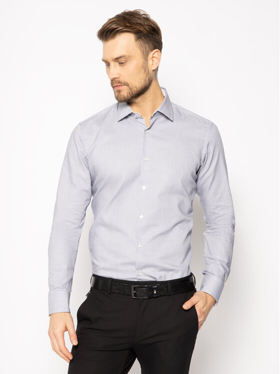 BOSS Boss Cămașă Goran 50427958 Gri Regular Fit