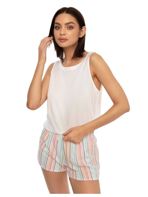Esotiq Esotiq Piżama 41230 Kolorowy Regular Fit