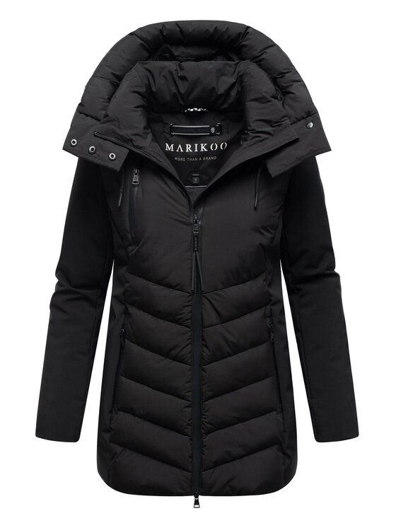 Marikoo Marikoo Kurtka zimowa Tivaa Czarny Regular Fit
