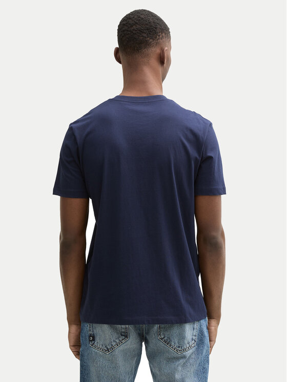 Tom Tailor Denim Tom Tailor Denim Marškinėliai 1043491 Tamsiai mėlyna Regular Fit