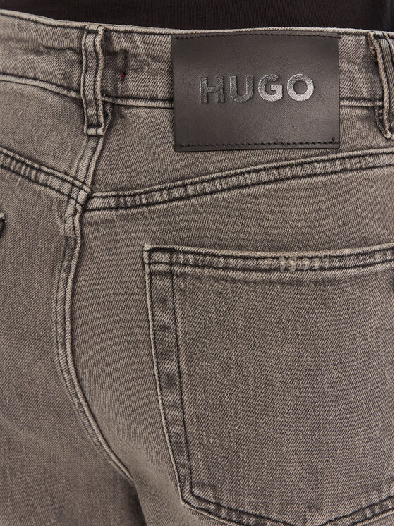 HUGO HUGO Jeansy 50544798 Szary Straight Fit