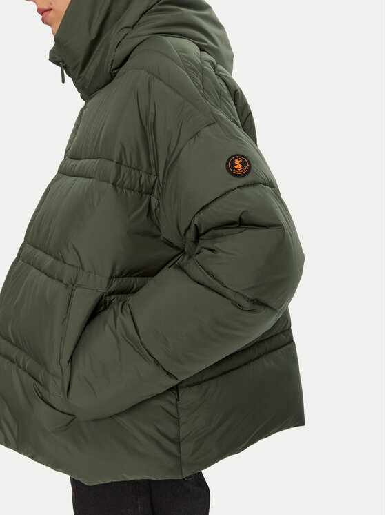 Save The Duck Save The Duck Télikabát D31904W RECY19 Zöld Relaxed Fit