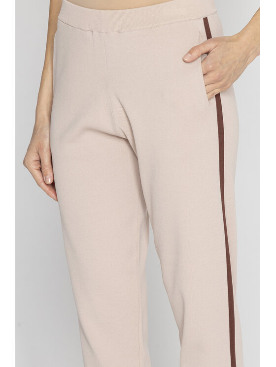 Deni Cler Milano Deni Cler Milano Spodnie dresowe T-DC-501D-E2-20-13-1 Beżowy Regular Fit