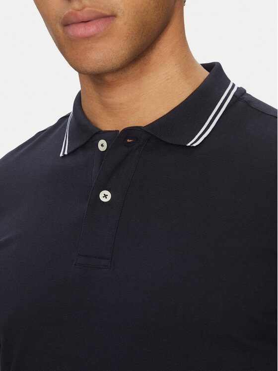 Geox Geox Polo M5510R T3236 F1624 Granatowy Regular Fit