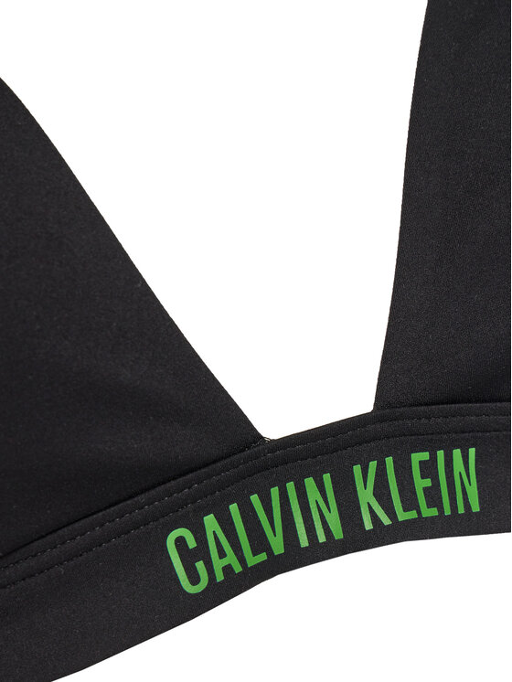 Calvin Klein Swimwear Calvin Klein Swimwear Bikini pezzo sopra KW0KW02785 Nero