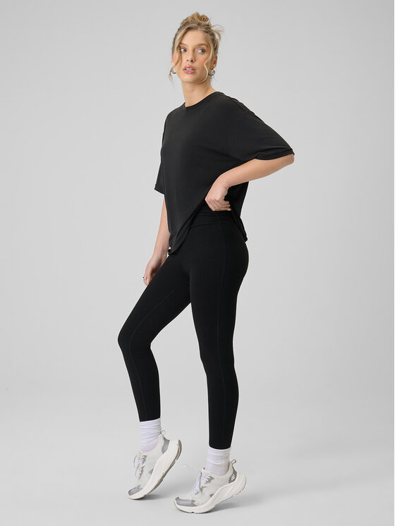 4F 4F Legginsy EVERYWEAR Czarny Slim Fit