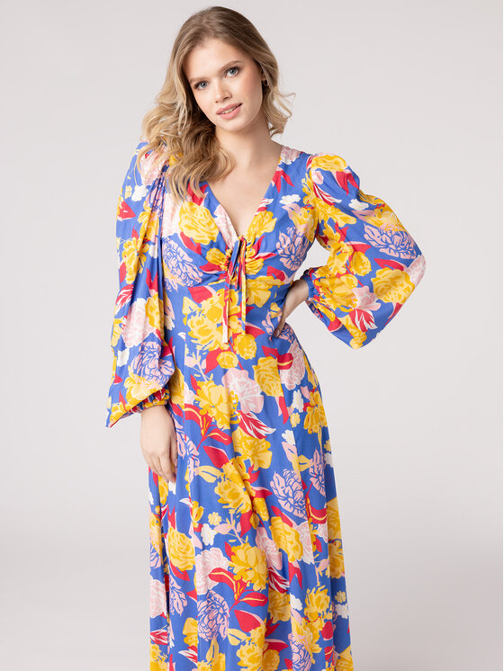 LAURELLA LAURELLA Letní šaty Laurella 4UL020811 Modrá Regular Fit