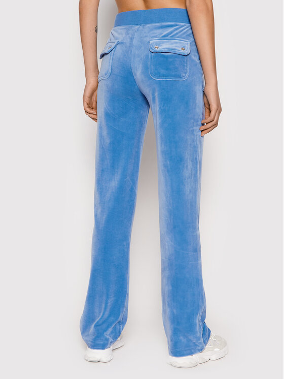 Juicy Couture Juicy Couture Teplákové nohavice Del Ray JCAP180 Modrá Regular Fit