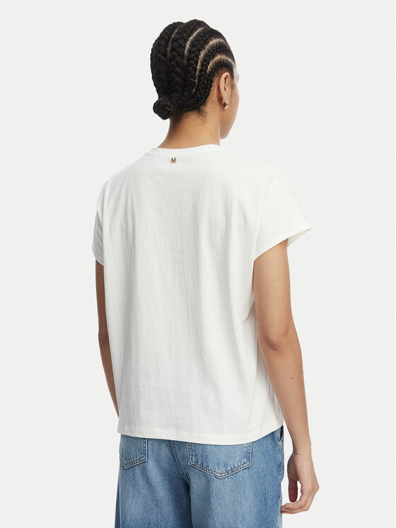 LOLA CASADEMUNT LOLA CASADEMUNT Тишърт MS2615004 Бял Regular Fit