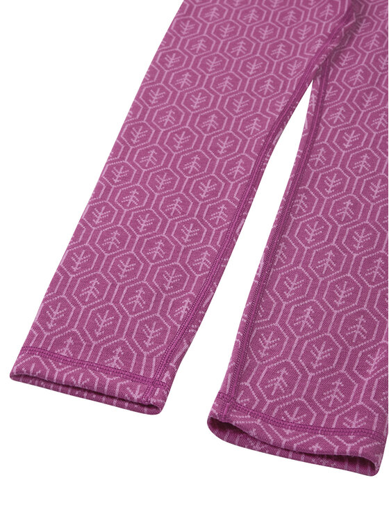 Reima Reima Σετ εσώρουχα θερμικά Taival 5200032A Μωβ Slim Fit