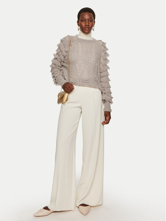 TWINSET TWINSET Пуловер 242TP3101 Сив Loose Fit